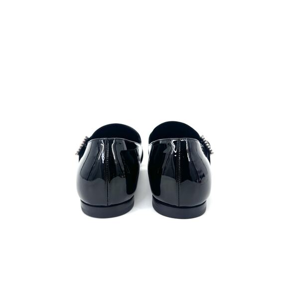 NIB Saint Laurent Tristan Loafers EU 42 US 9 Crystal Black Patent Leather $1,390 main image 12